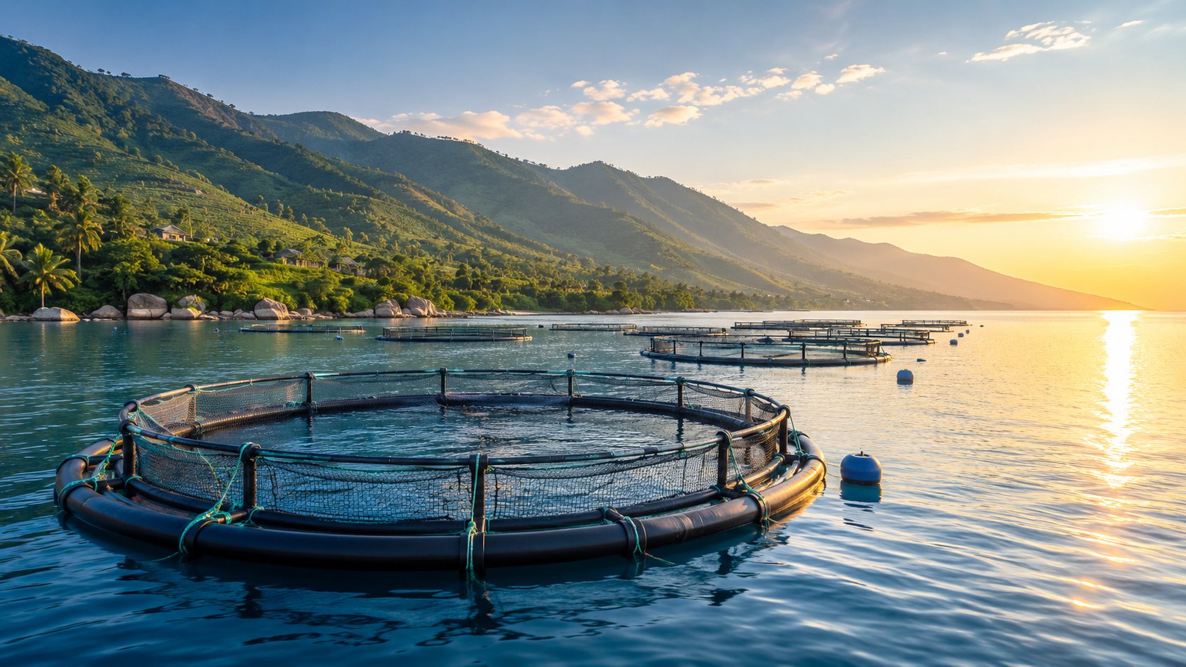Lake Tanganyika Stewardship - Tilapia Fish Farming operations
